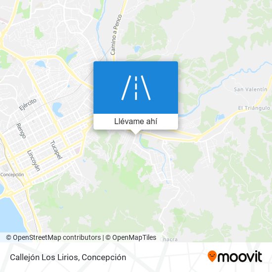 Mapa de Callejón Los Lirios