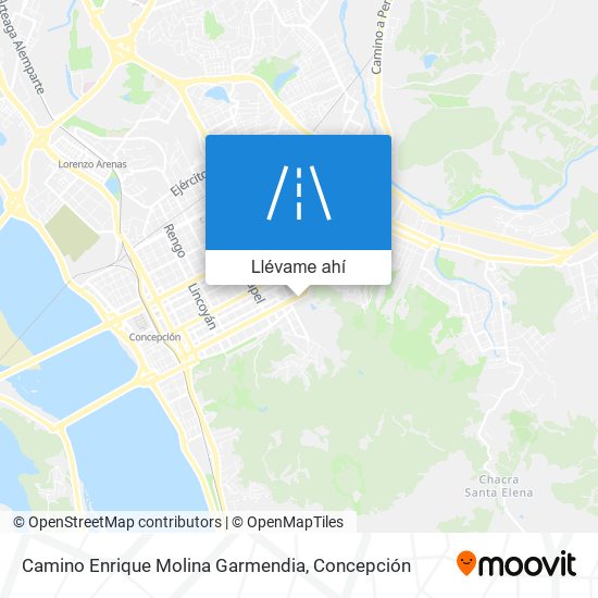 Mapa de Camino Enrique Molina Garmendia