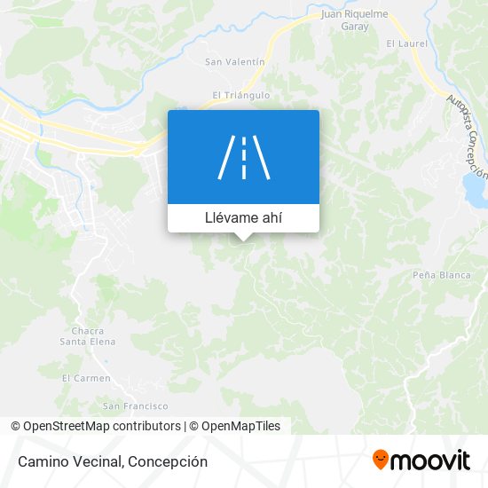 Mapa de Camino Vecinal