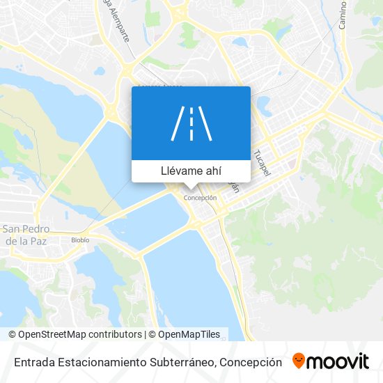 Mapa de Entrada Estacionamiento Subterráneo