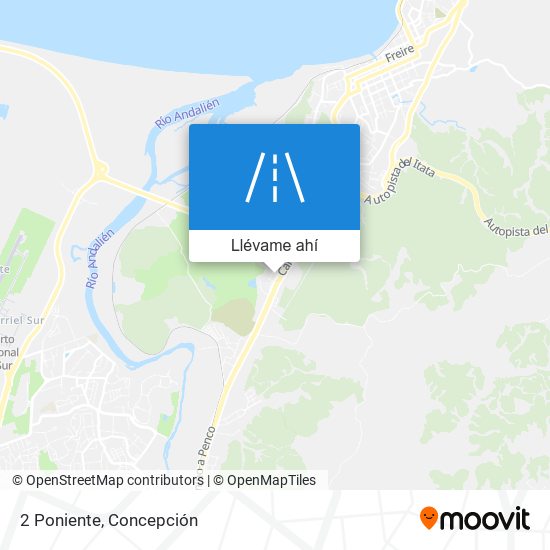 Mapa de 2 Poniente