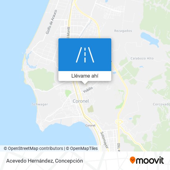 Mapa de Acevedo Hernández