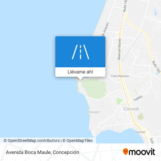 Mapa de Avenida Boca Maule