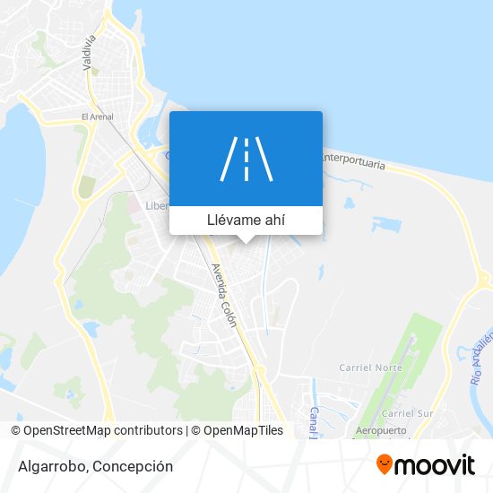 Mapa de Algarrobo