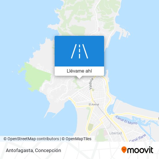 Mapa de Antofagasta
