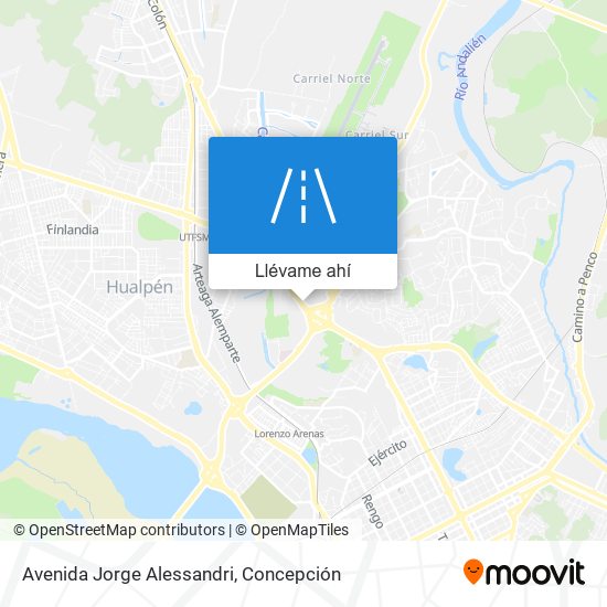 Mapa de Avenida Jorge Alessandri