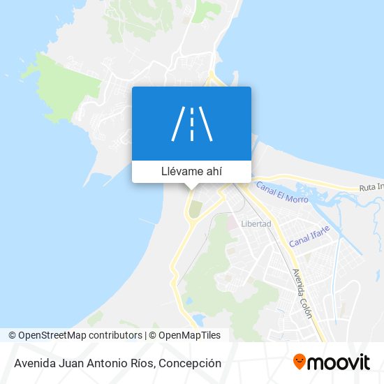 Mapa de Avenida Juan Antonio Ríos