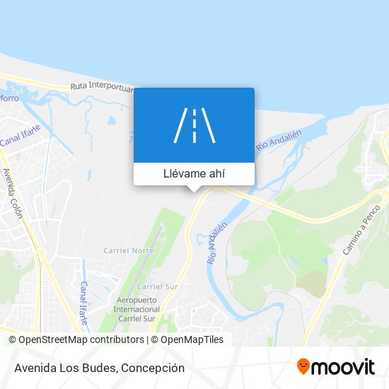 Mapa de Avenida Los Budes