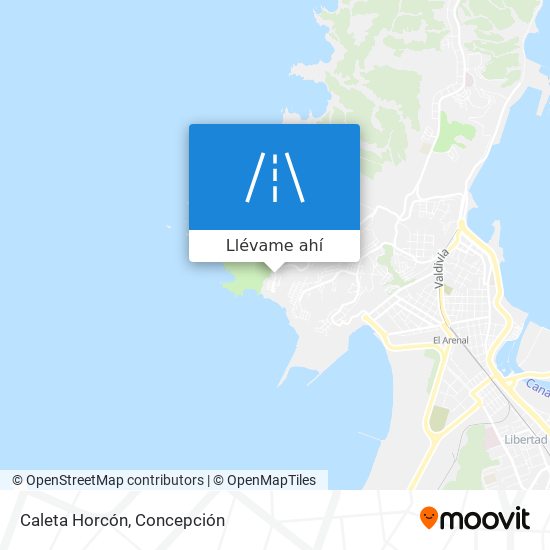 Mapa de Caleta Horcón