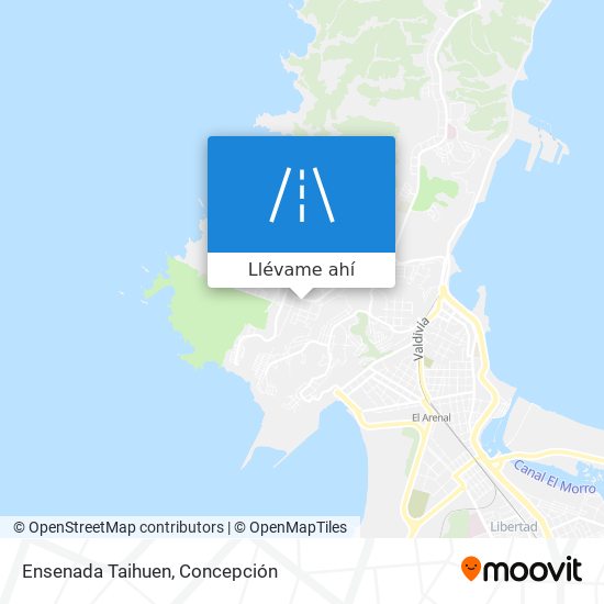 Mapa de Ensenada Taihuen
