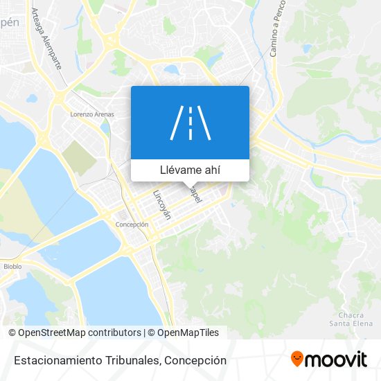 Mapa de Estacionamiento Tribunales