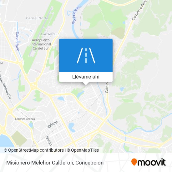 Mapa de Misionero Melchor Calderon