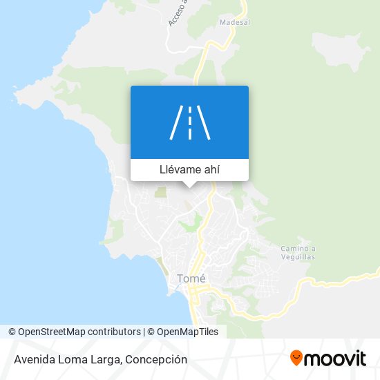 Mapa de Avenida Loma Larga