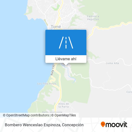 Mapa de Bombero Wenceslao Espinoza