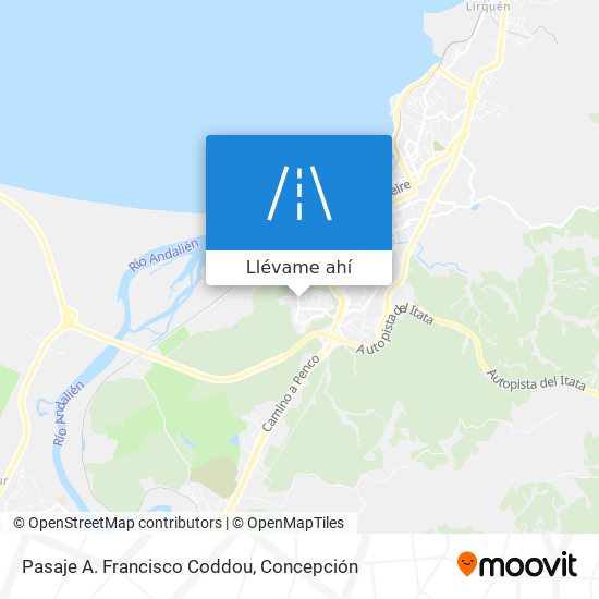 Mapa de Pasaje A. Francisco Coddou