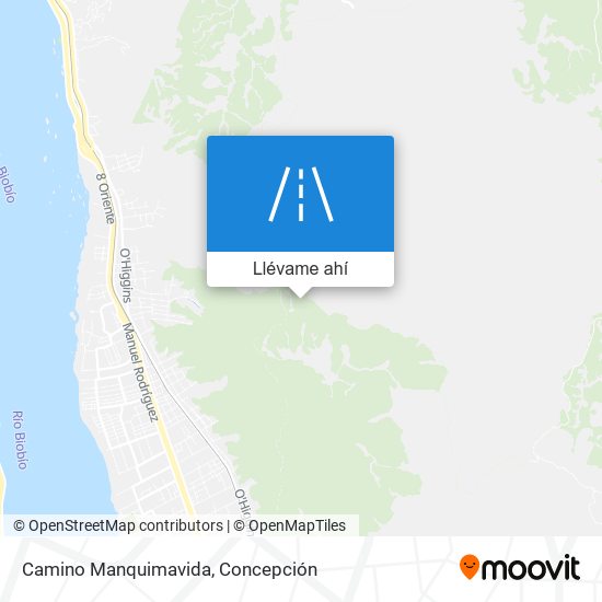 Mapa de Camino Manquimavida
