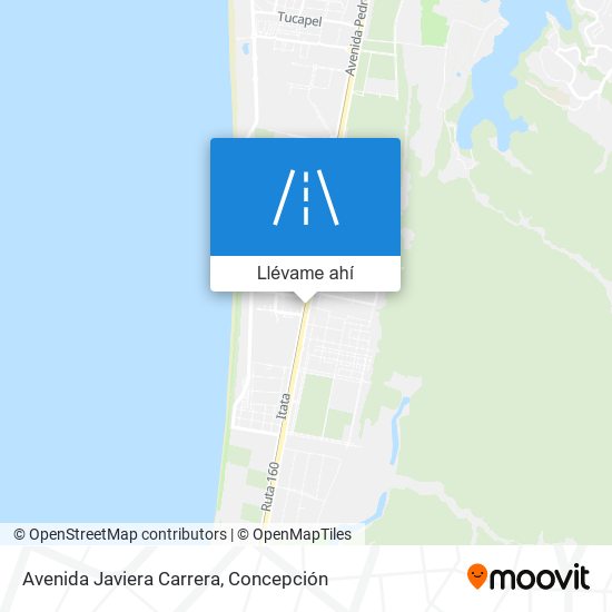 Mapa de Avenida Javiera Carrera