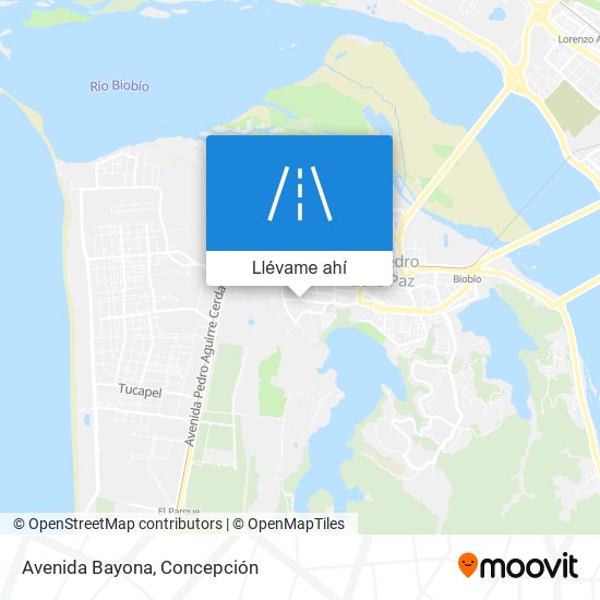 Mapa de Avenida Bayona