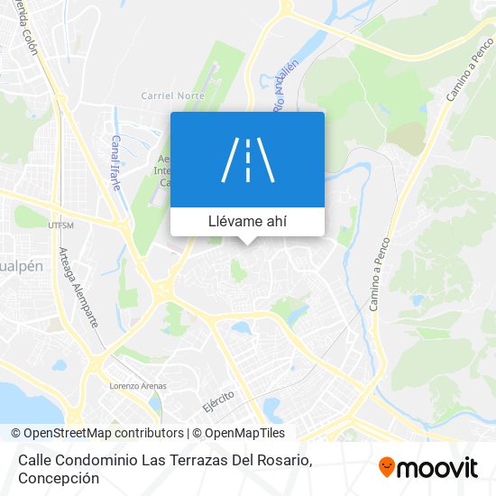 Mapa de Calle Condominio Las Terrazas Del Rosario