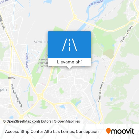 Mapa de Acceso Strip Center Alto Las Lomas