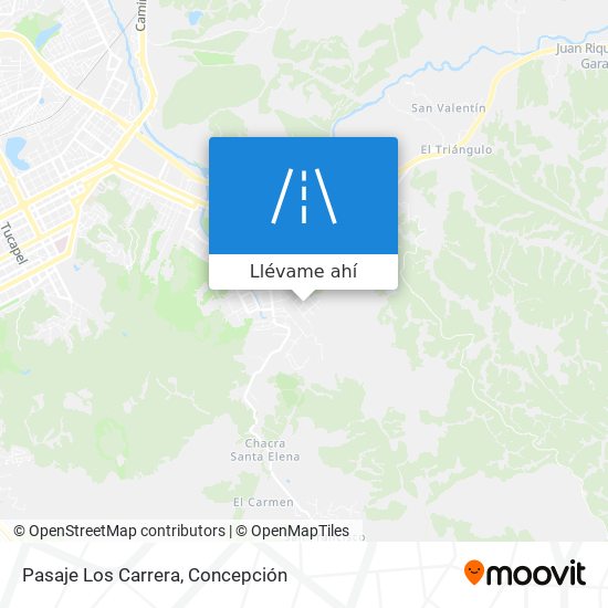 Mapa de Pasaje Los Carrera