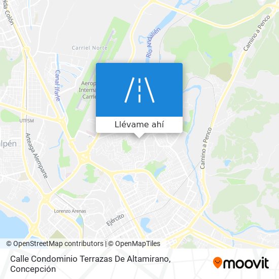 Mapa de Calle Condominio Terrazas De Altamirano