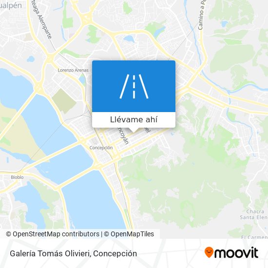 Mapa de Galería Tomás Olivieri