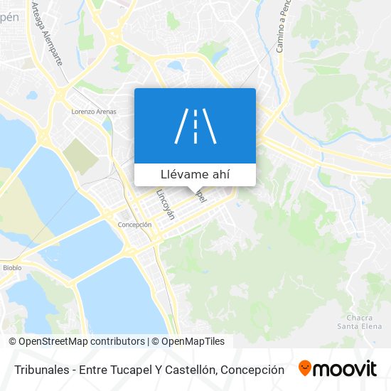 Mapa de Tribunales - Entre Tucapel Y Castellón