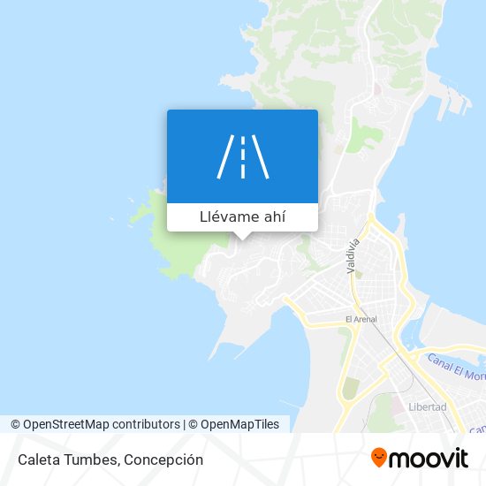 Mapa de Caleta Tumbes