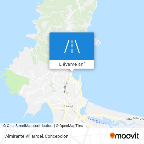 Mapa de Almirante Villarroel