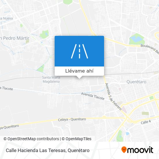 Cómo llegar a Calle Hacienda Las Teresas en Santa María Magdalena en  Autobús?