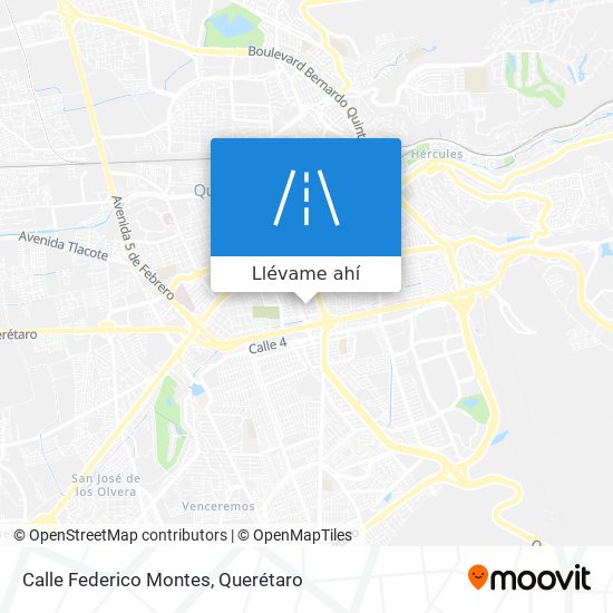 Mapa de Calle Federico Montes