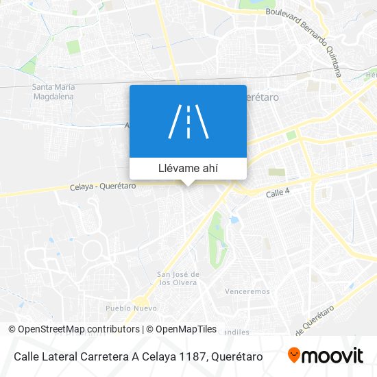 Mapa de Calle Lateral Carretera A Celaya 1187