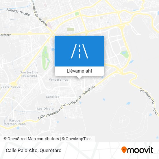 Mapa de Calle Palo Alto