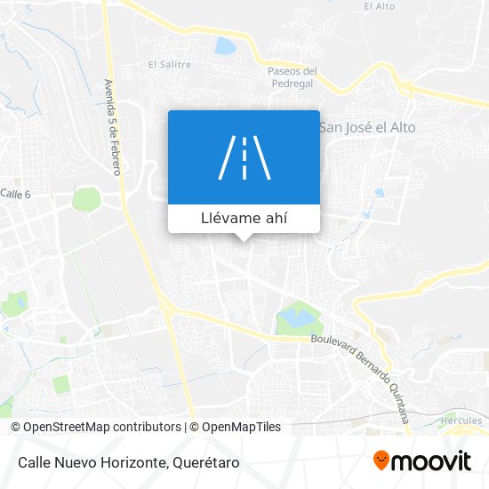 Cómo llegar a Calle Nuevo Horizonte en Santiago De Querétaro en Autobús?