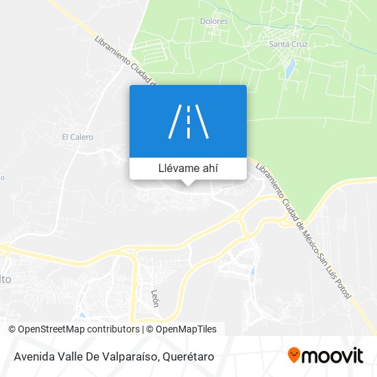 Mapa de Avenida Valle De Valparaíso