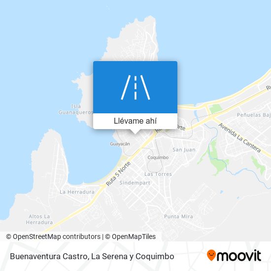 Mapa de Buenaventura Castro