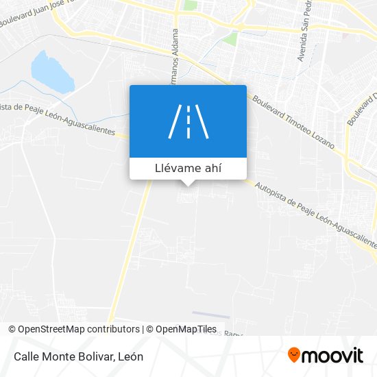 Mapa de Calle Monte Bolivar