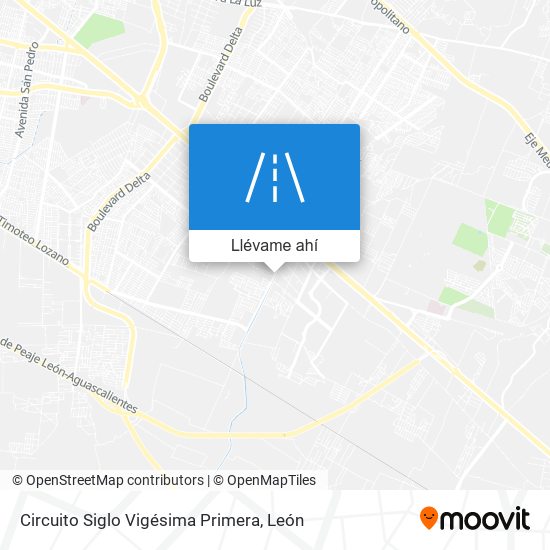 Mapa de Circuito Siglo Vigésima Primera