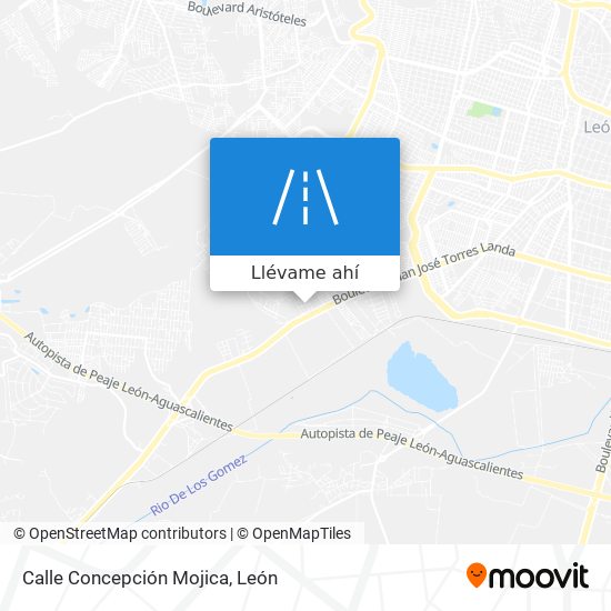 Mapa de Calle Concepción Mojica