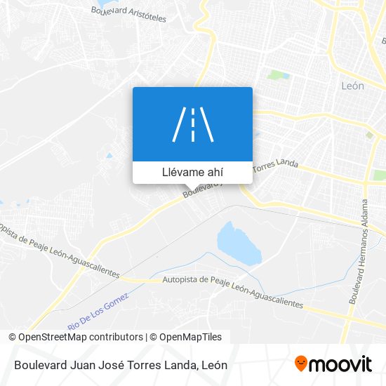 Mapa de Boulevard Juan José Torres Landa