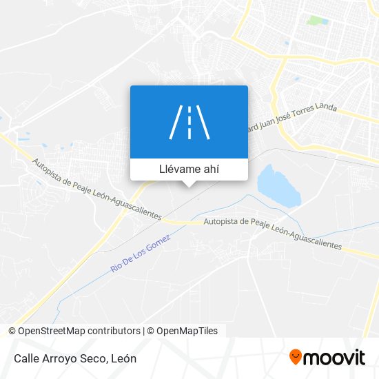 Mapa de Calle Arroyo Seco