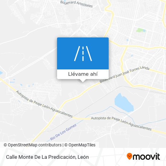 Mapa de Calle Monte De La Predicación