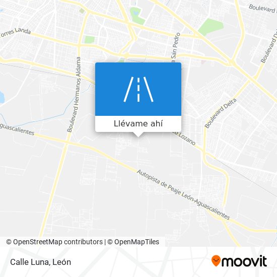 Mapa de Calle Luna