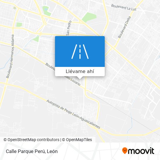 Mapa de Calle Parque Perú