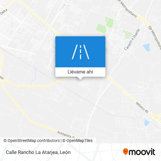 Mapa de Calle Rancho La Atarjea