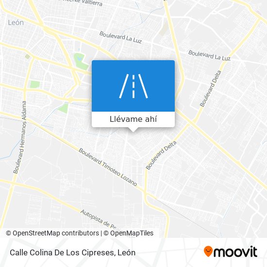 Mapa de Calle Colina De Los Cipreses