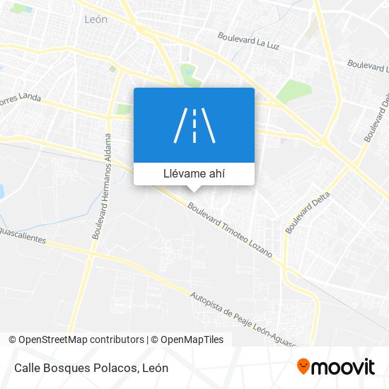 Mapa de Calle Bosques Polacos