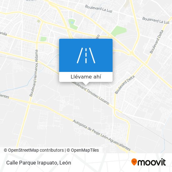 Mapa de Calle Parque Irapuato