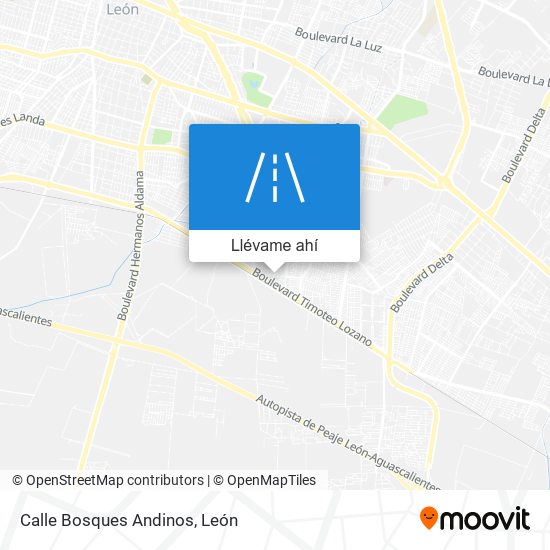 Mapa de Calle Bosques Andinos